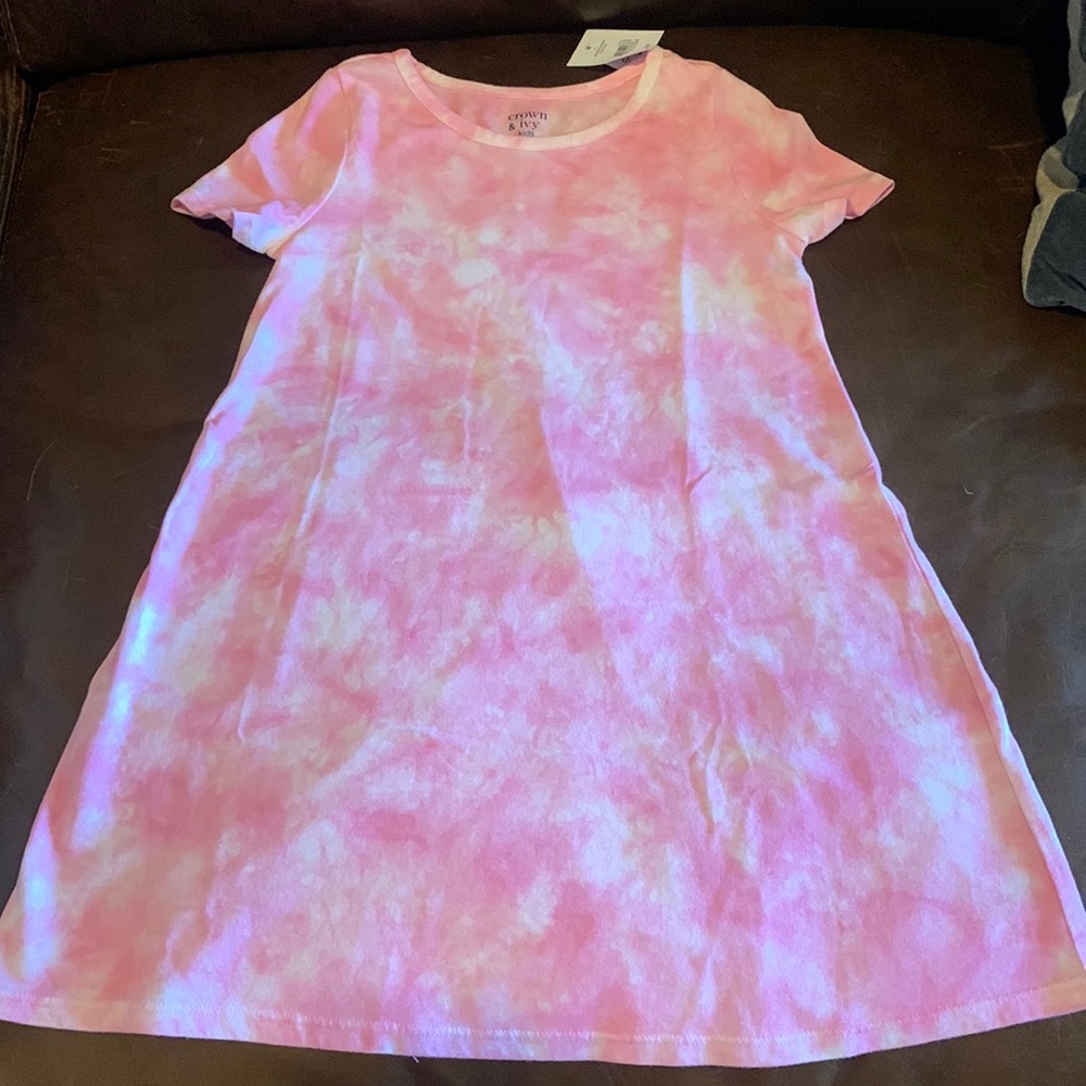 Brand new girls t shirt dress of crown & ivy